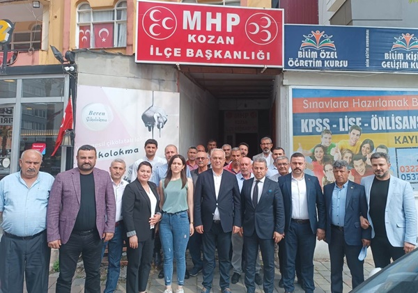 MHP Kozan’da bayrak Şerif Köşeli’de