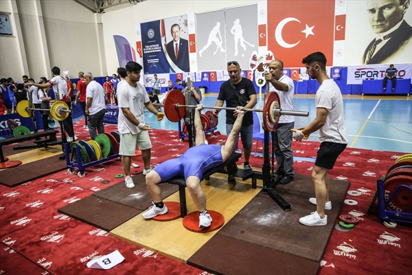 Görme Engelliler Halter Türkiye Şampiyonası, Mersin'de sona erdi