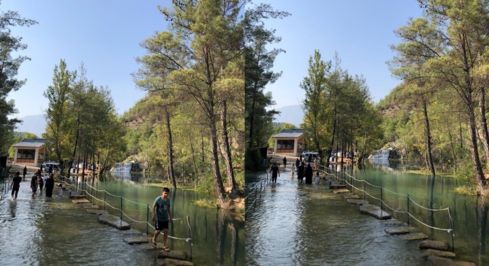 Adana'da Yedigöze Şelalesi ve milli parklar ziyaretçi akınına uğruyor