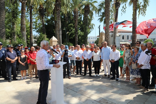 Arsuz Belediyesinden Bodrum’a Hediye Hatay Arsuz Dostluk Anıtı Açılışı