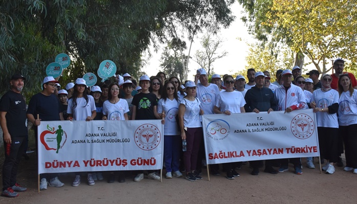 Adana'da "Dünya Yürüyüş Günü" etkinliği düzenlendi