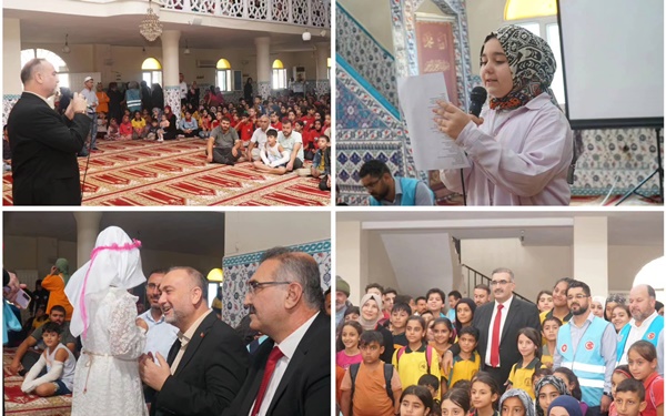 Neziha Yalvaç Örnek Camii Çocuklarla Çiçek Açtı