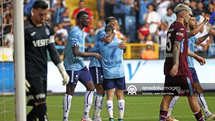 Adana Demirspor, Trabzonspor'u 1-0 yendi.