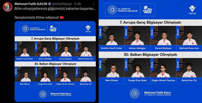 Bilgisayar Olimpiyatlarında Gururlandıran Başarı