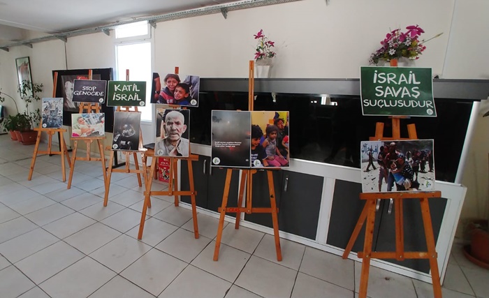 ÇEAŞ Anadolu Lisesi’nde Gazze'nin acılarına ışık tutan fotoğraf sergisi açıldı