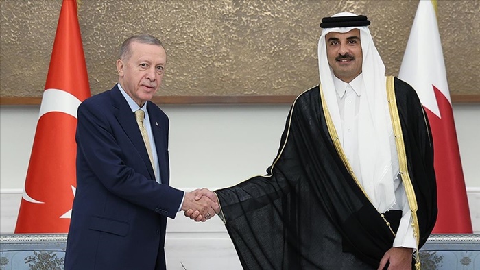 Cumhurbaşkanı Erdoğan'ın Katar Emiri Al Sani ile görüşmesinde İsrail'in Gazze katliamındaki son durum ele alındı