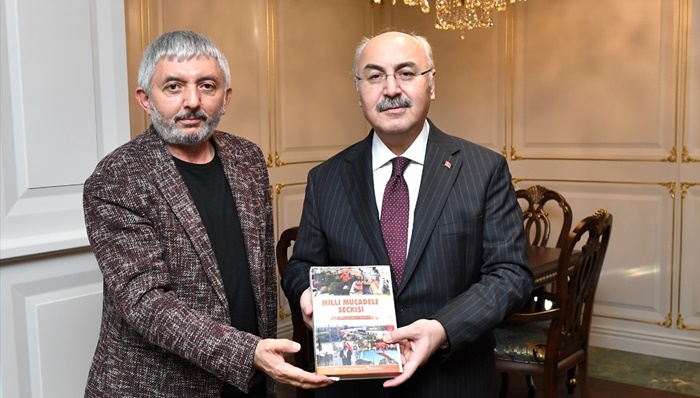 Gazeteci Mehmet Yürekli'den Vali Yavuz Selim Köşger'e ziyaret