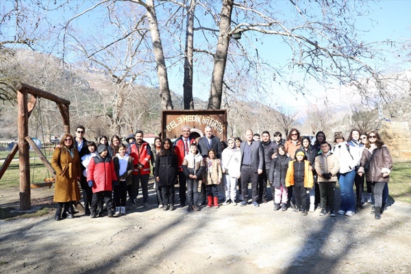 Depremzede çocuklar, Belemedik Tabiat Parkı'nı gezdi