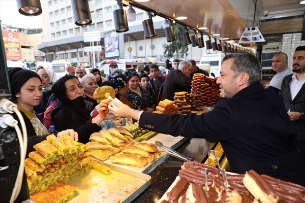 Cumhur İttifakı'nın Büyükşehir Belediye Başkan adayı Kocaispir, esnafla buluştu