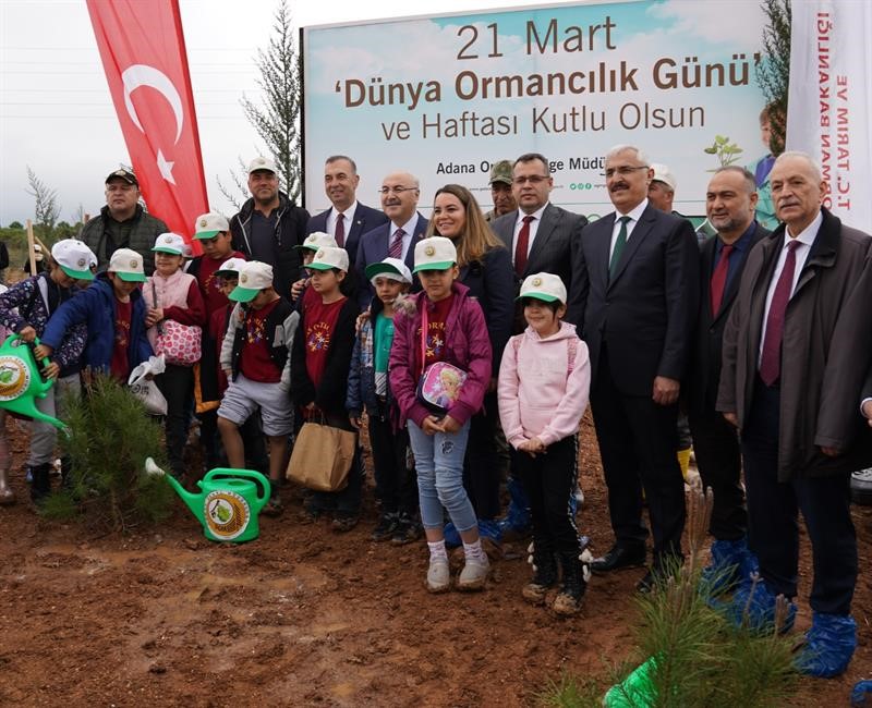 Adana ve Mersin'de Dünya Ormancılık Günü kapsamında fidan dikimi yapıldı