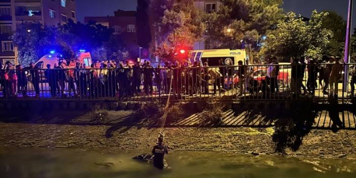 Arkadaşıyla otururken kanala düştü, akıntıya kapılıp kayboldu