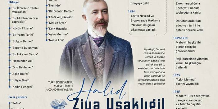 Türk edebiyatına "Mai ve Siyah"ı kazandıran yazar: Halid Ziya Uşaklıgil