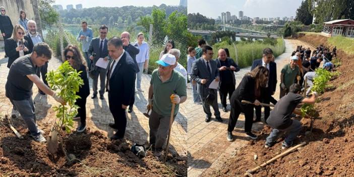 ÇÜ Adana MYO’da Uluslararası Bilim İnsanları Hatıra Fidan Dikim Etkinliği