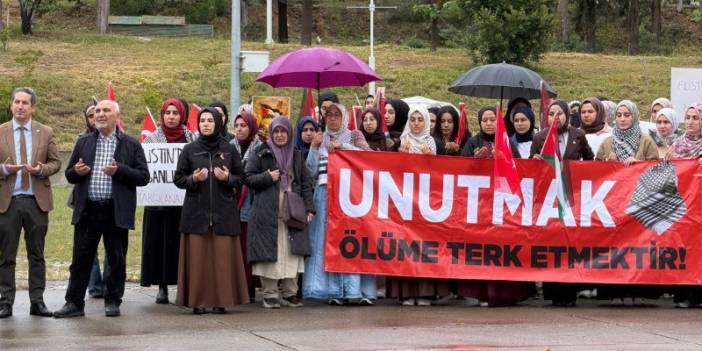 Çukurova Üniversitesi öğrencilerinden Gazze ve Sumud Filosu'na destek