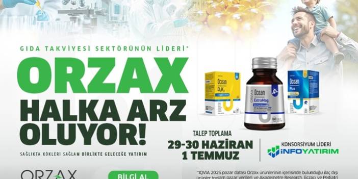 Orzax Halka Arz Oluyor