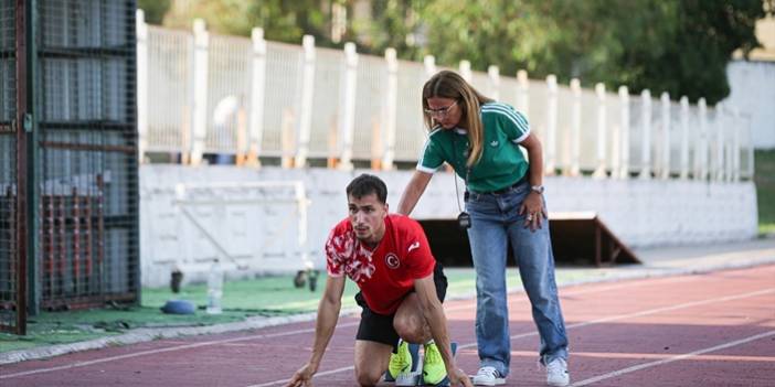 Türkiye şampiyonu milli atlet Emre Ergün, olimpiyat hedefi için koşuyor