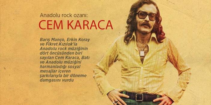 Anadolu rock ozanı: Cem Karaca
