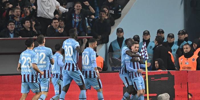 Trabzonspor 3 puanı 3 golle aldı