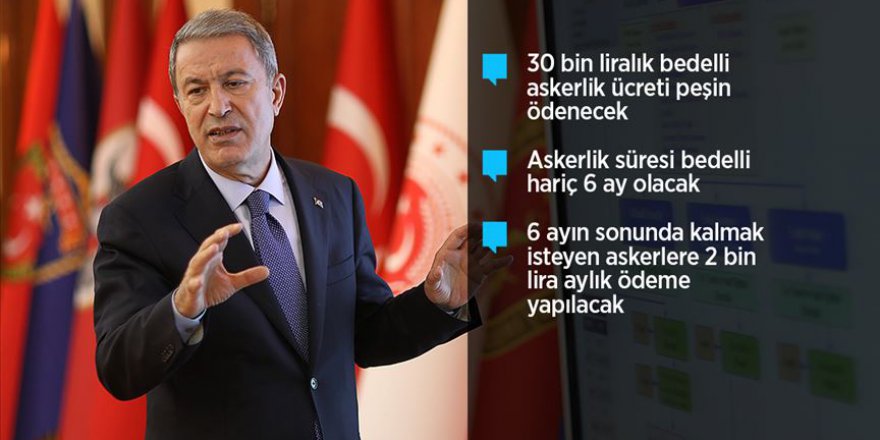 Bakan Akar yeni askerlik sisteminin tüm detaylarını açıkladı