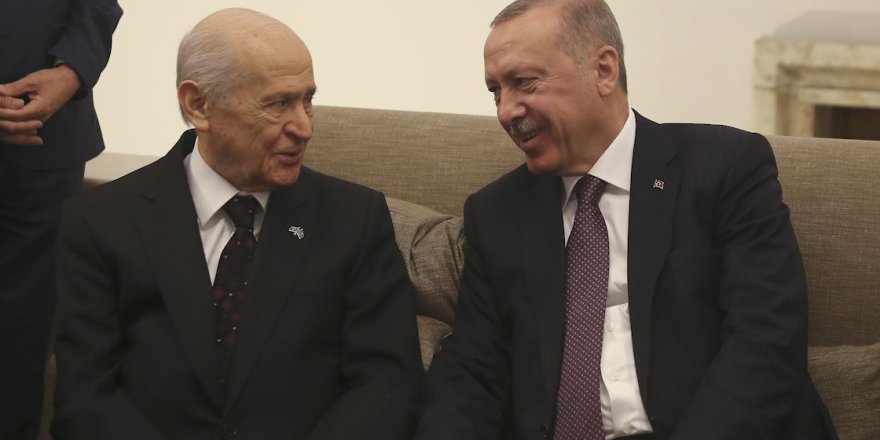 Erdoğan ile Bahçeli Meclis'te bir araya geldi