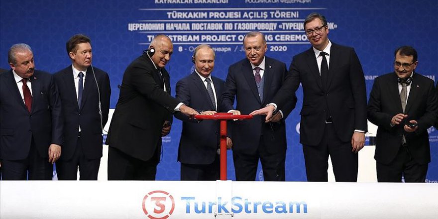 TürkAkım doğal gaz boru hattı açıldı