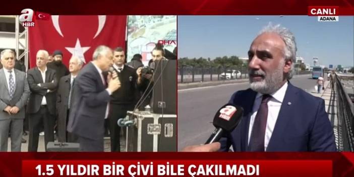 Vedat Gündoğan: Adana'da projeler yarım kaldı! Köprüler çürümeye terk edildi.