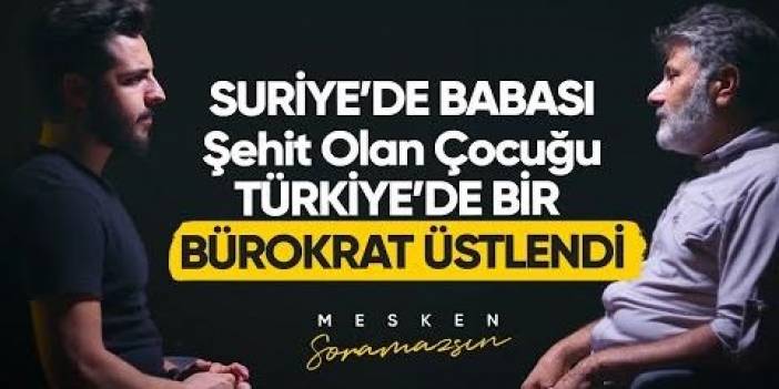 Suriye'de Sorduk çocuğunun Kurtaran Adama