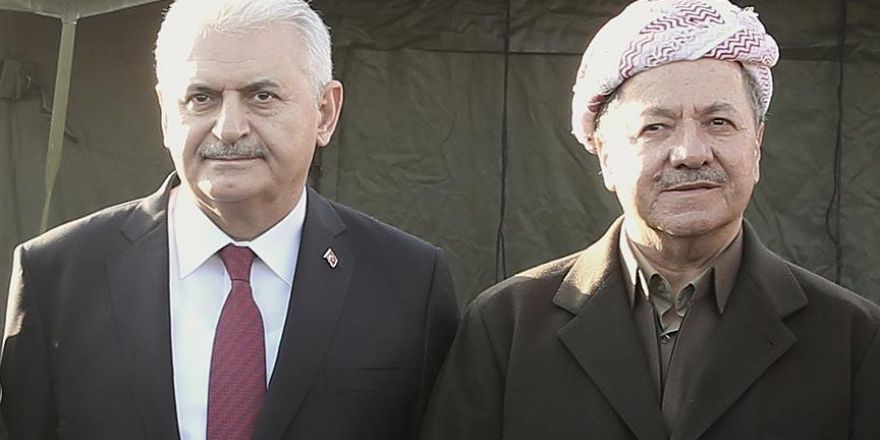 Yıldırım ile Barzani Münih'te bir araya geldi