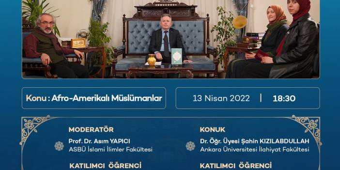 2022 Ramazan Divanı 12- Dr. Öğr. Üyesi Şahin KIZILABDULLAH- Afro-Amerikalı Müslümanlar