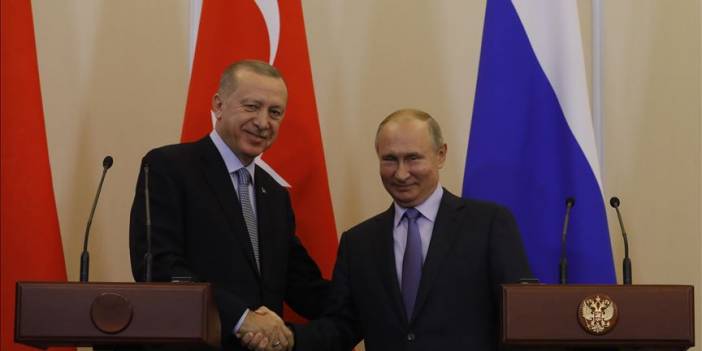 Cumhurbaşkanı Erdoğan ile Rusya Devlet Başkanı Putin bir araya geldi