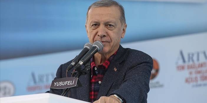 Cumhurbaşkanı Erdoğan'dan Yusufeli Barajı ve Hidroelektrik Santrali paylaşımı