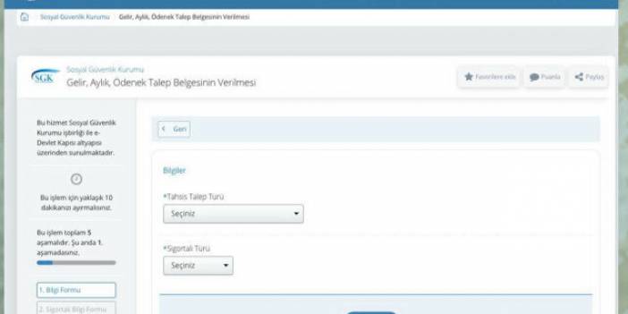 Emeklilik başvuruları e-Devlet'ten yapılabiliyor