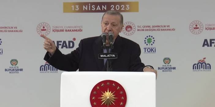 Cumhurbaşkanı Erdoğan: "(Millet İttifakı) Bunların yasaktan, baskıdan, terör örgütleriyle ve vesayet güçleri ile yürümekten başka mazileri yok"