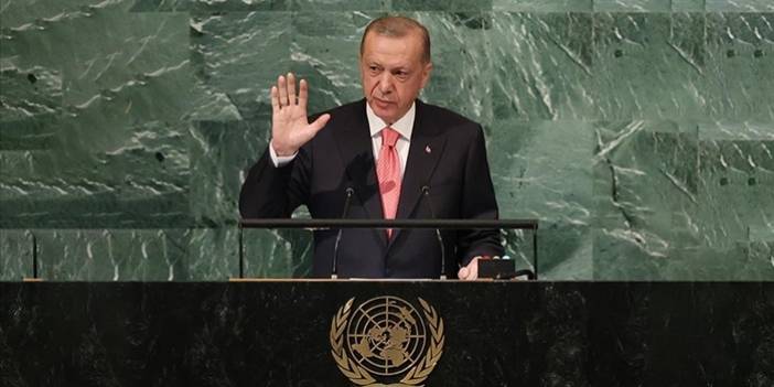 Cumhurbaşkanı Erdoğan, BM Genel Kurulu görüşmelerinde katılımcılara hitap etti