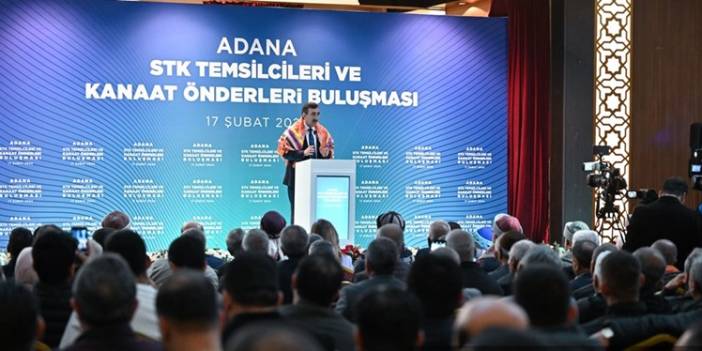 Cevdet Yılmaz: "(Adana'ya) Son 21 yılda 126 milyar lira yatırım yaptık"