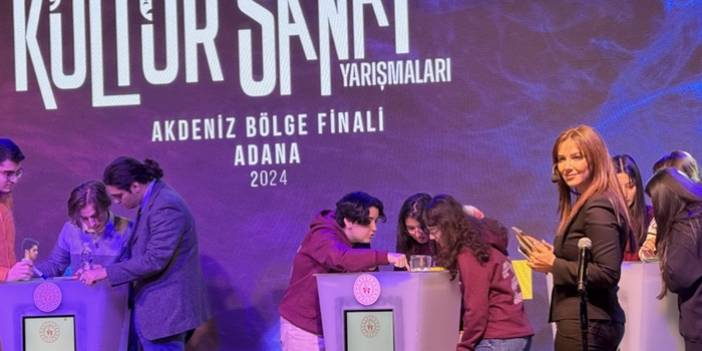 "Gençler Arası Kültür ve Sanat Yarışmaları" Akdeniz Bölge Finali Adana'da yapıldı