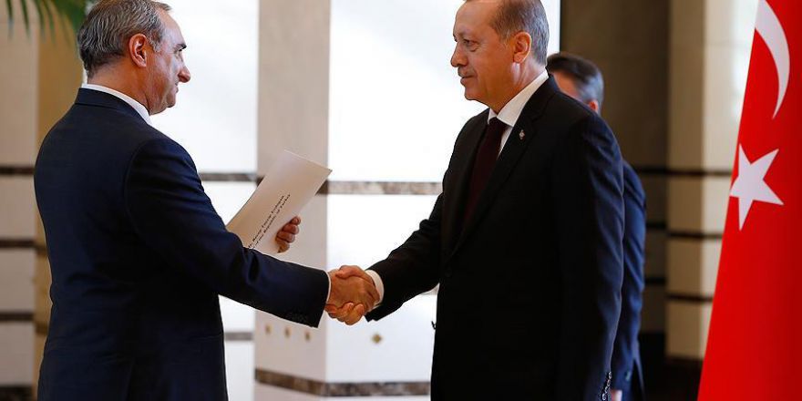 Cumhurbaşkanı Erdoğan İsrail'in Ankara Büyükelçisi Na'eh'i kabul etti