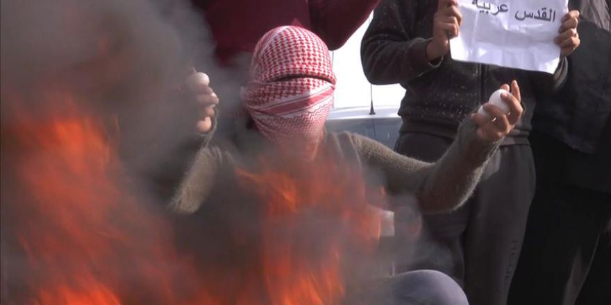 ABD'nin Kudüs'ü 'İsrail'in başkenti' olarak tanıması protesto edildi