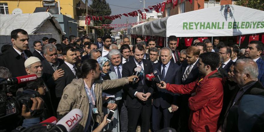 Enerji ve Tabii Kaynaklar Bakanı Albayrak Hatay'da