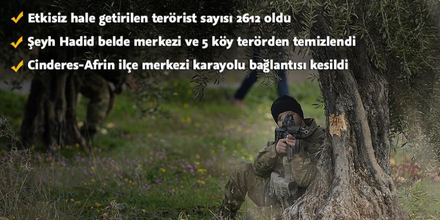 Afrin'de temizlik sürüyor..