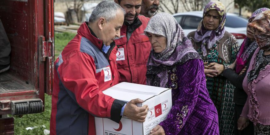 Terörden temizlenen Nasriye'ye insani yardım