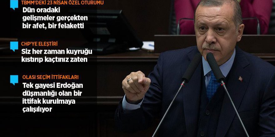 Erdoğan: Şu anda çok garip bir senaryo ortada